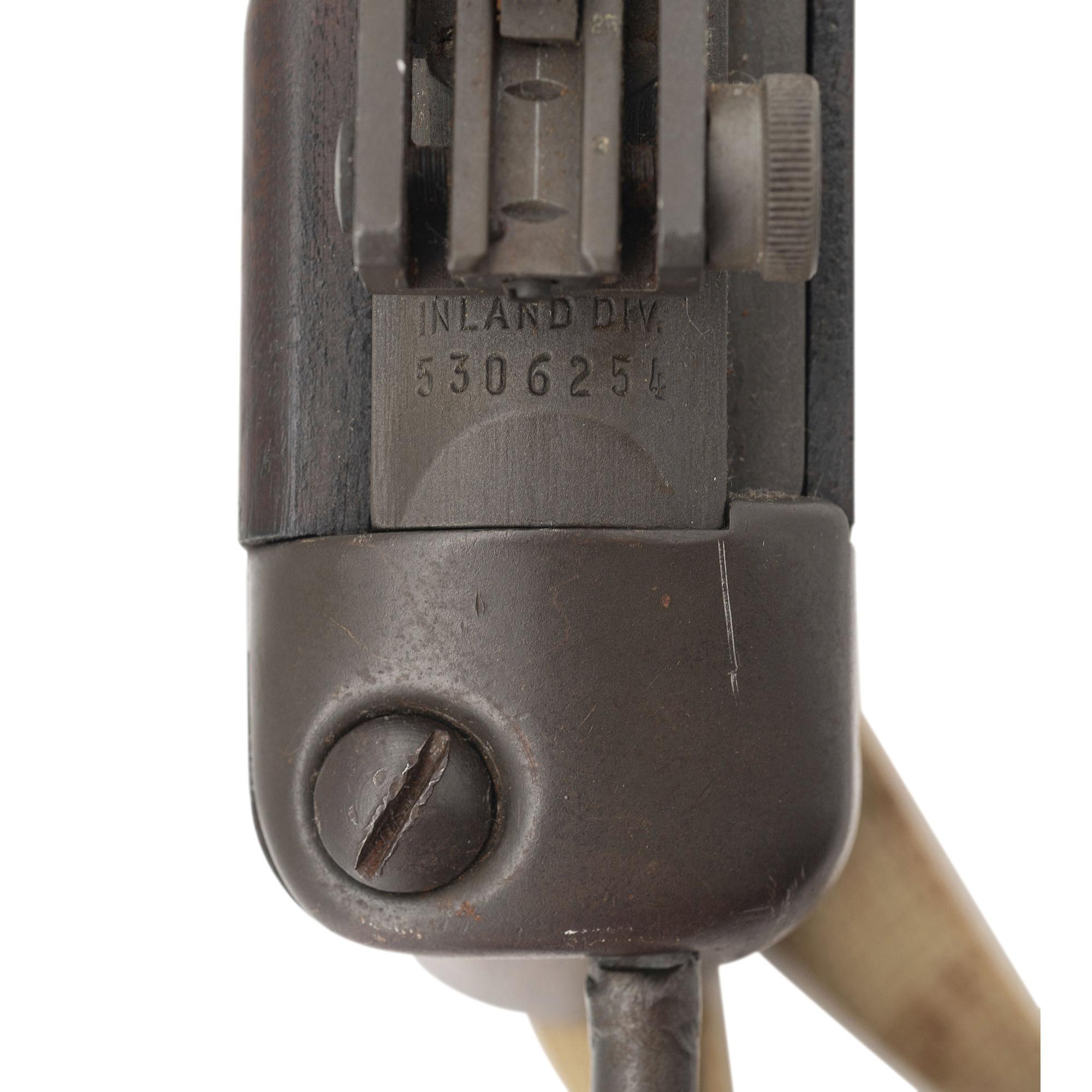 **Inland U.S. M1A1 Paratrooper Carbine with M8 Grenade Launcher and Updated Rear Sight