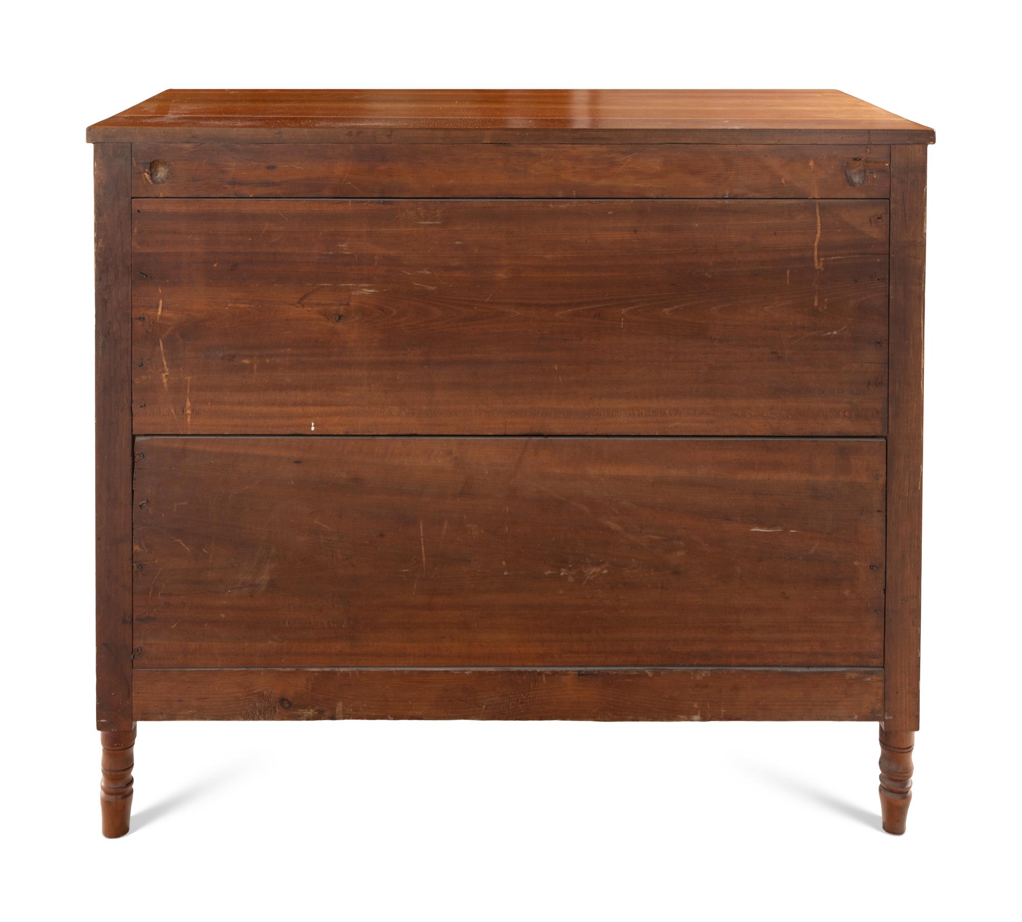 A Federal Cherrywood Chest of Drawers