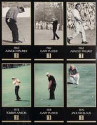 An Uncut Sheet of 1998 Masters Champions of Golf Cards (Tiger Woods Rookie)