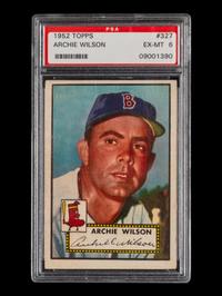 A 1952 Topps Archie Wilson High Number Baseball Card No. 327 (PSA 6 EX-NM)