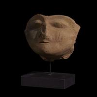 BALKAN NEOLITHIC MASK OF A MOURNER 5th-4th Millennium BC