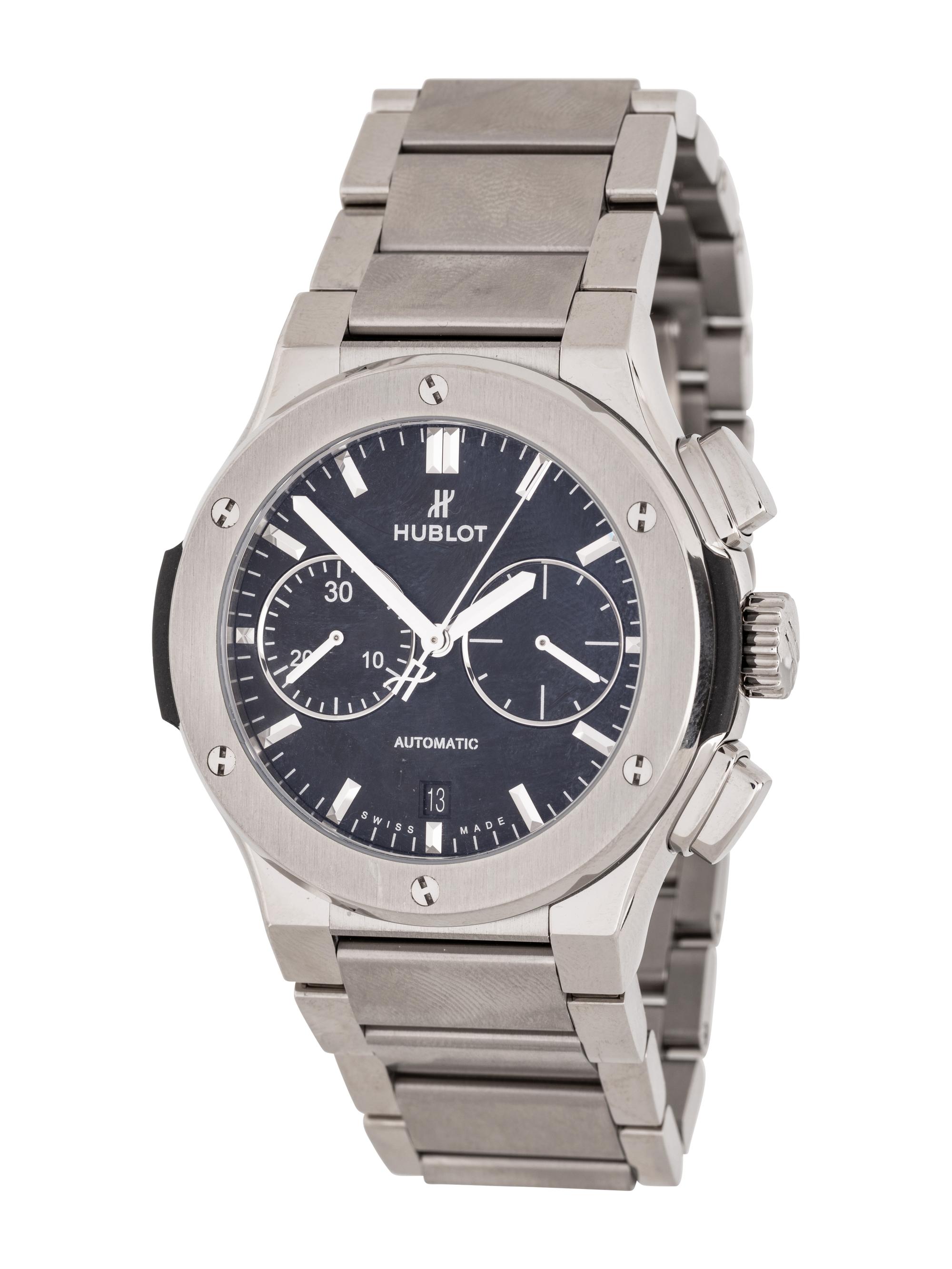HUBLOT, REF. 540.NX.1170.NX. TITANIUM 'CLASSIC FUSION' CHRONOGRAPH DATE WATCH