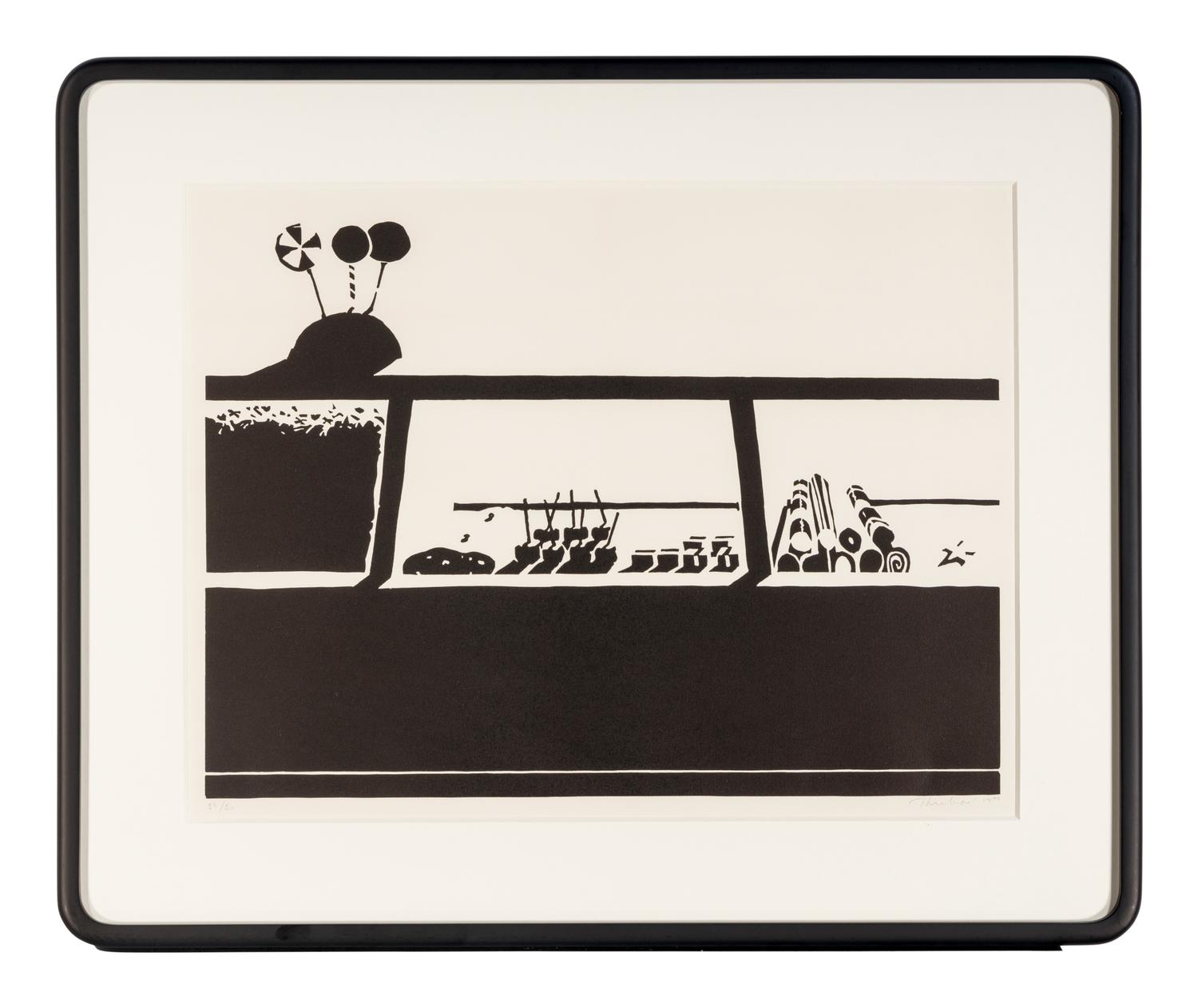 Candy Counter (from Seven Still Lifes and a Rabbit ), 1970
