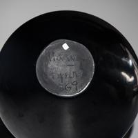 Maria Martinez and Popovi Da (San Ildefonso, 1887-1980 / 1923-1971) — Blackware Pottery Jar, Gunmetal Finish August 1969