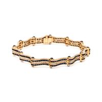 SAPPHIRE AND DIAMOND BRACELET