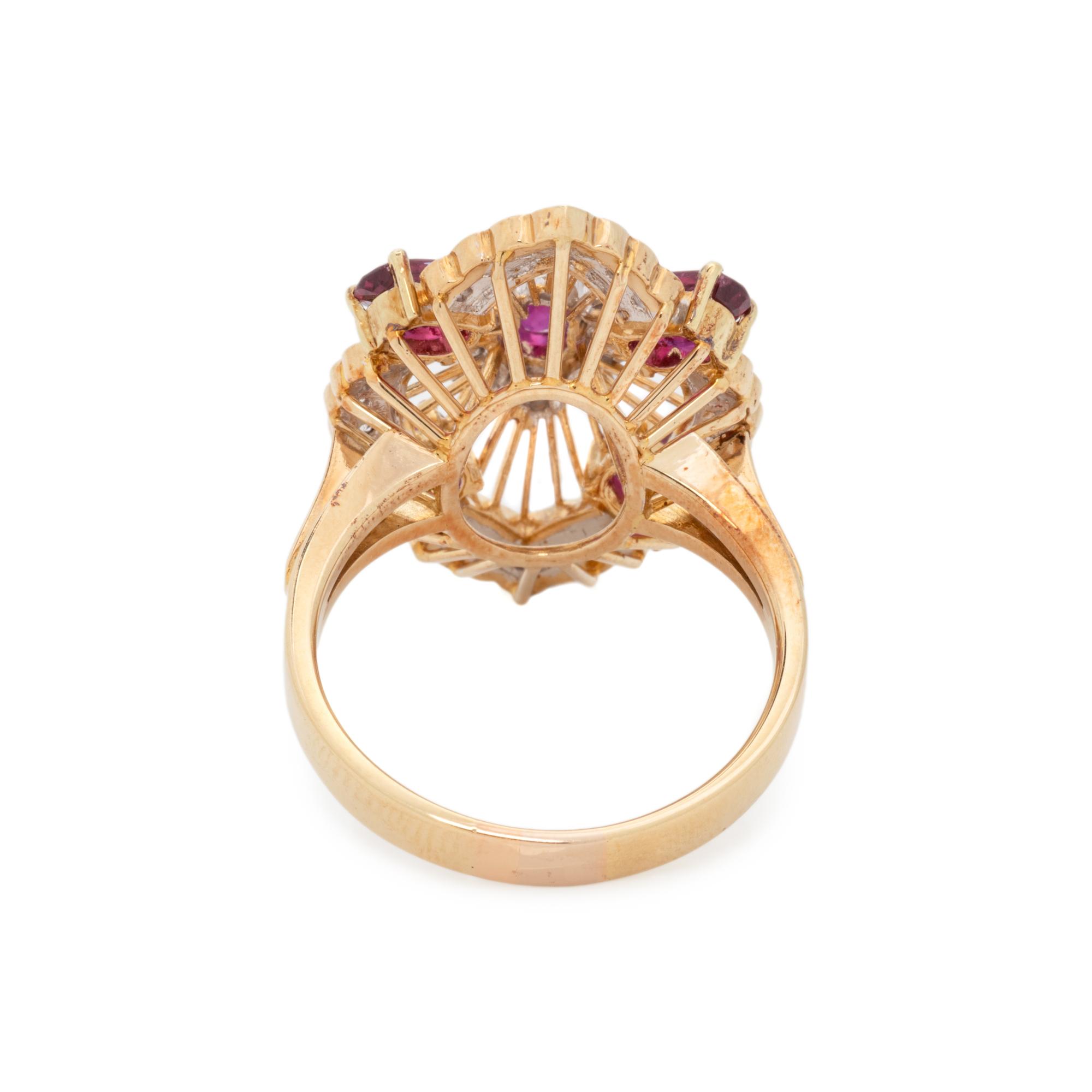 RUBY AND DIAMOND RING