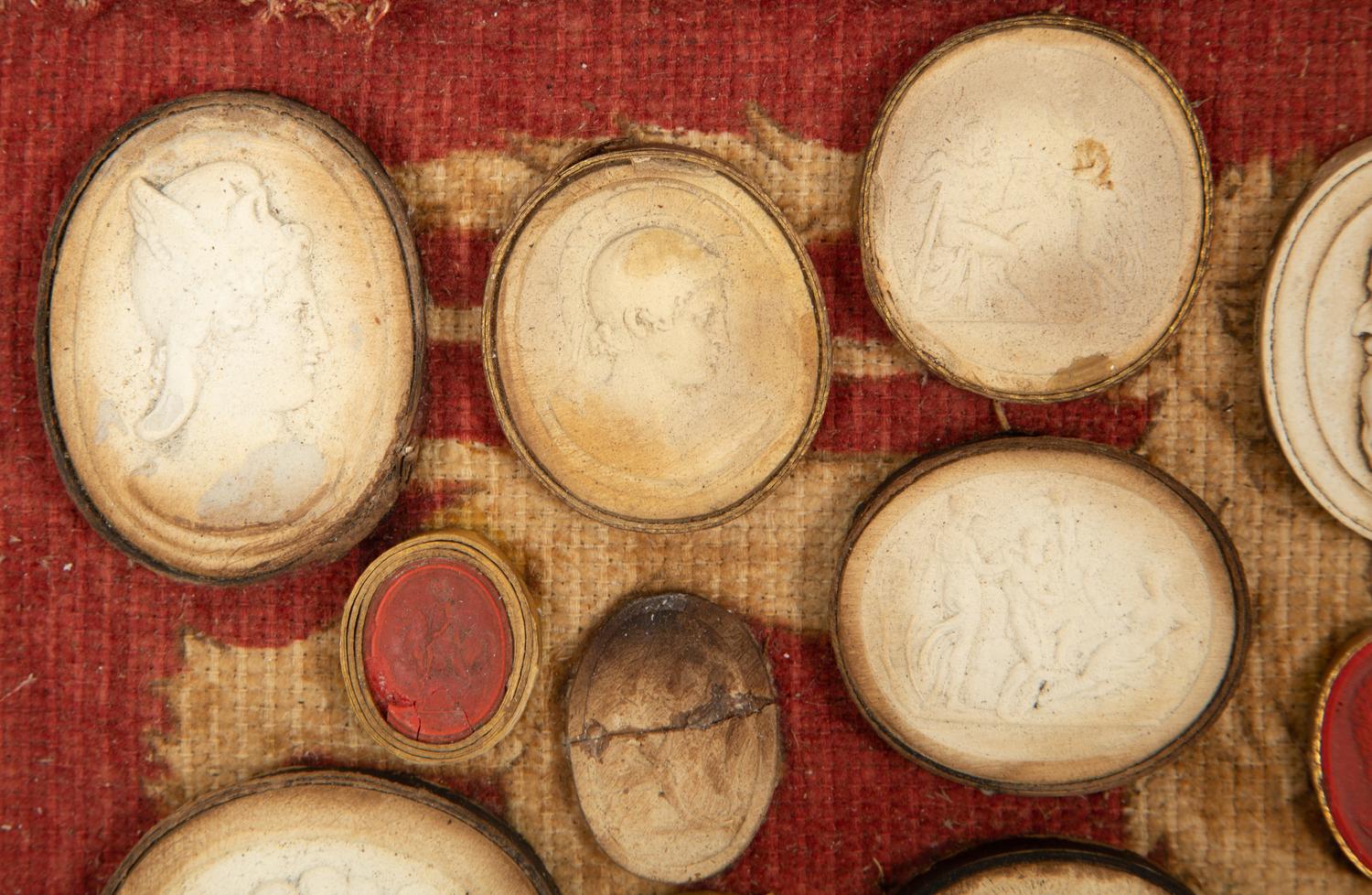 A Group of Grand Tour Plaster Intaglios
