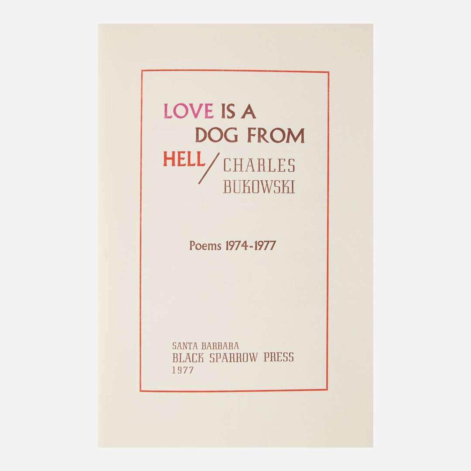 [Counter-Culture] Bukowski, Charles Group of 5 Volumes of Collected Poetry