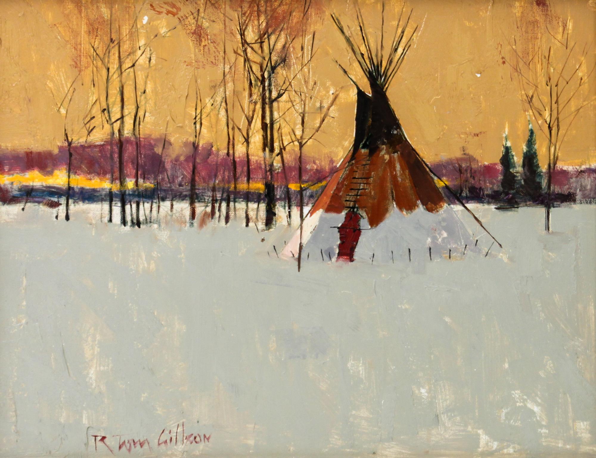R. Tom Gilleon, (American, b. 1942), Winter Sunset