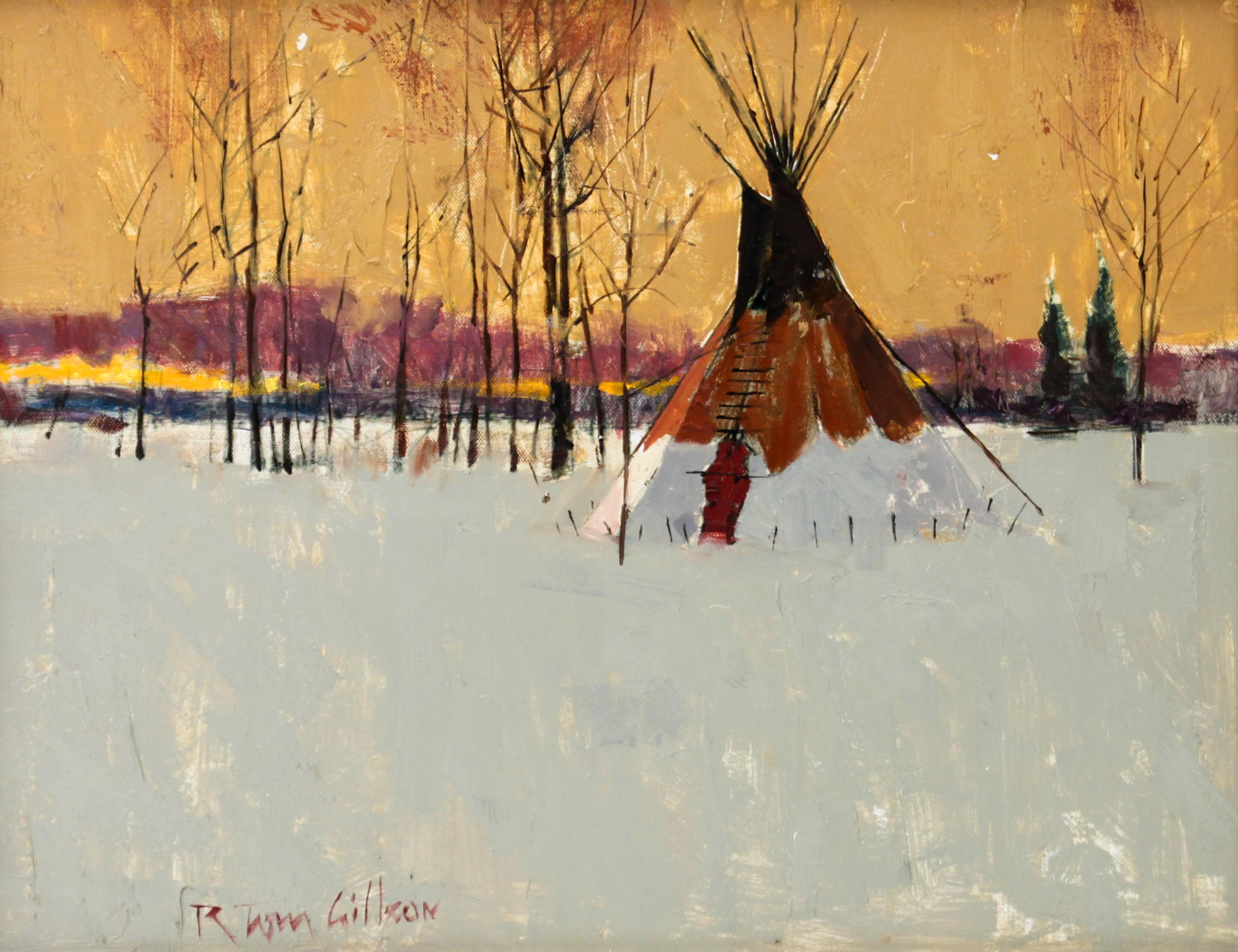 R. Tom Gilleon, (American, b. 1942), Winter Sunset