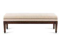 A Contemporary Walnut Bench