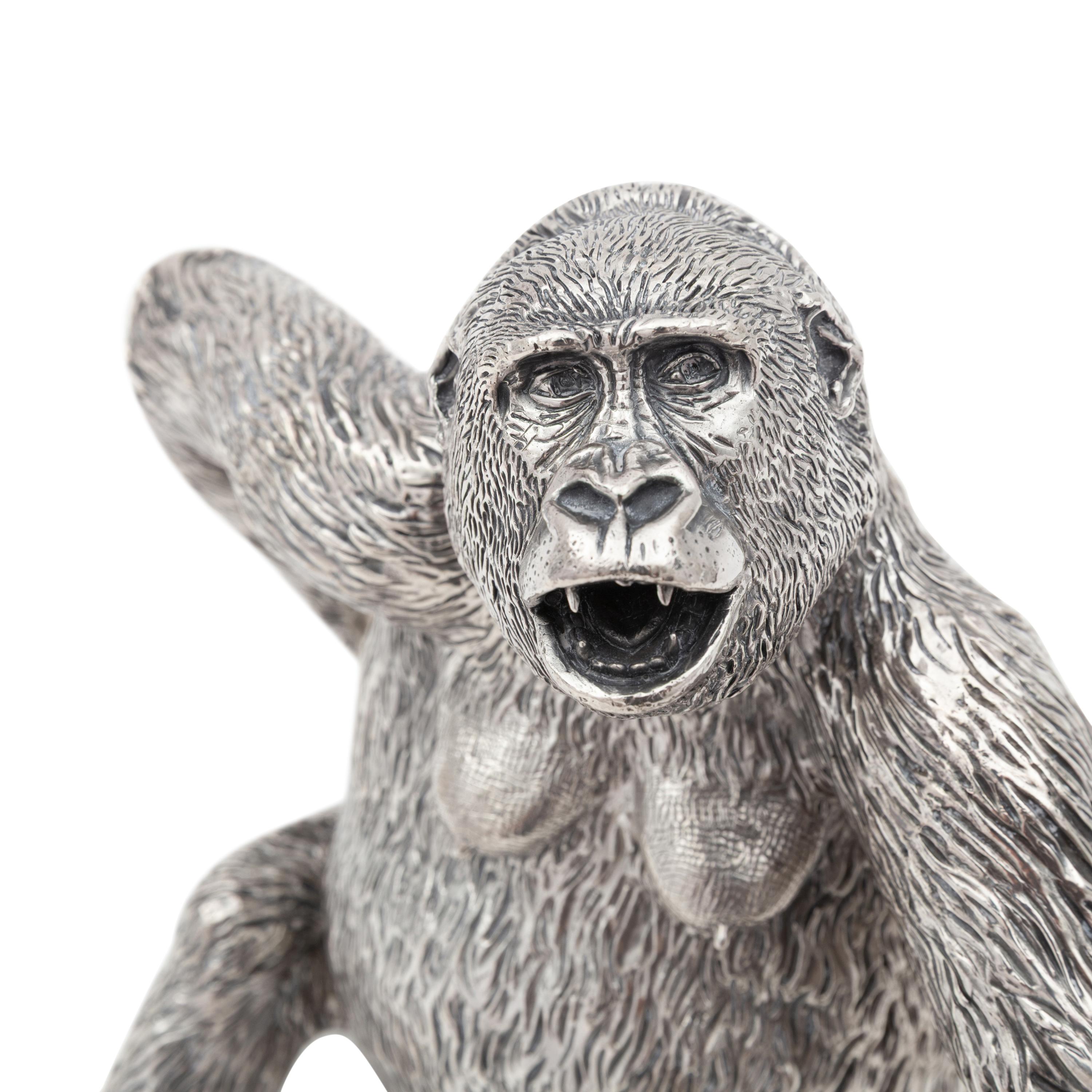 Patrick Mavros (London and Harare, Zimbabwe, Est. 1978) — Seated Female Gorilla with Infant, 1996