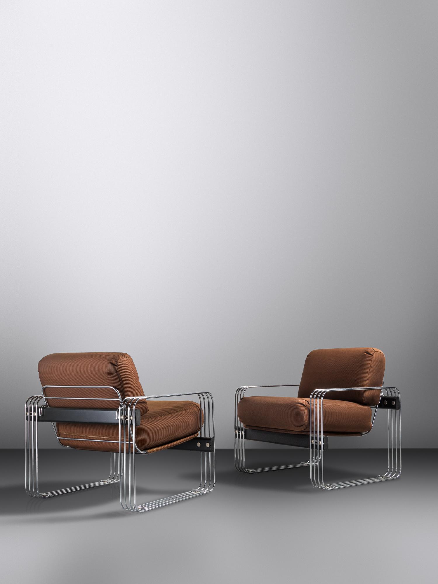 Pair of Lounge Chairs, c. 1970 De Sede, USA/Switzerland