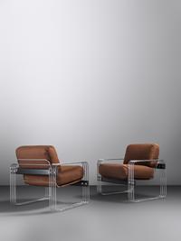 Pair of Lounge Chairs, c. 1970 De Sede, USA/Switzerland