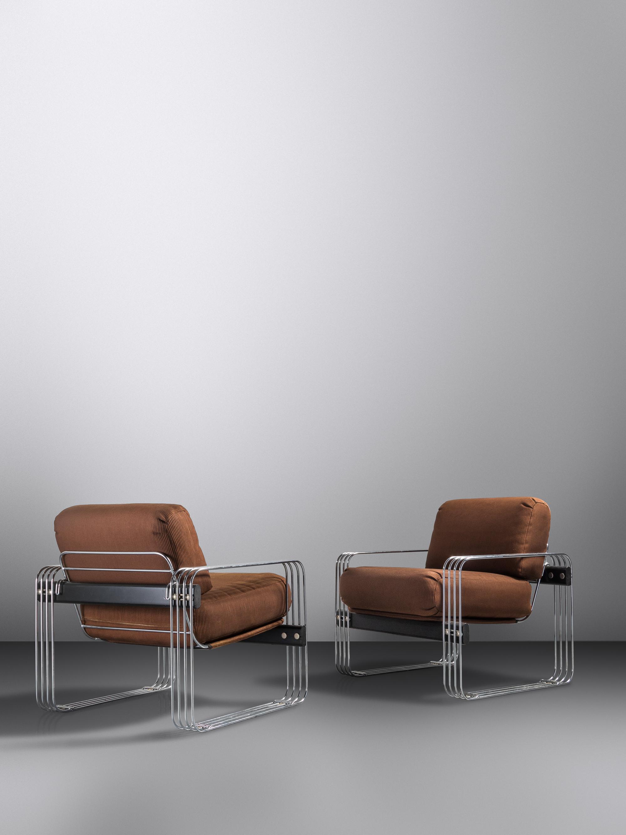 Pair of Lounge Chairs, c. 1970 De Sede, USA/Switzerland