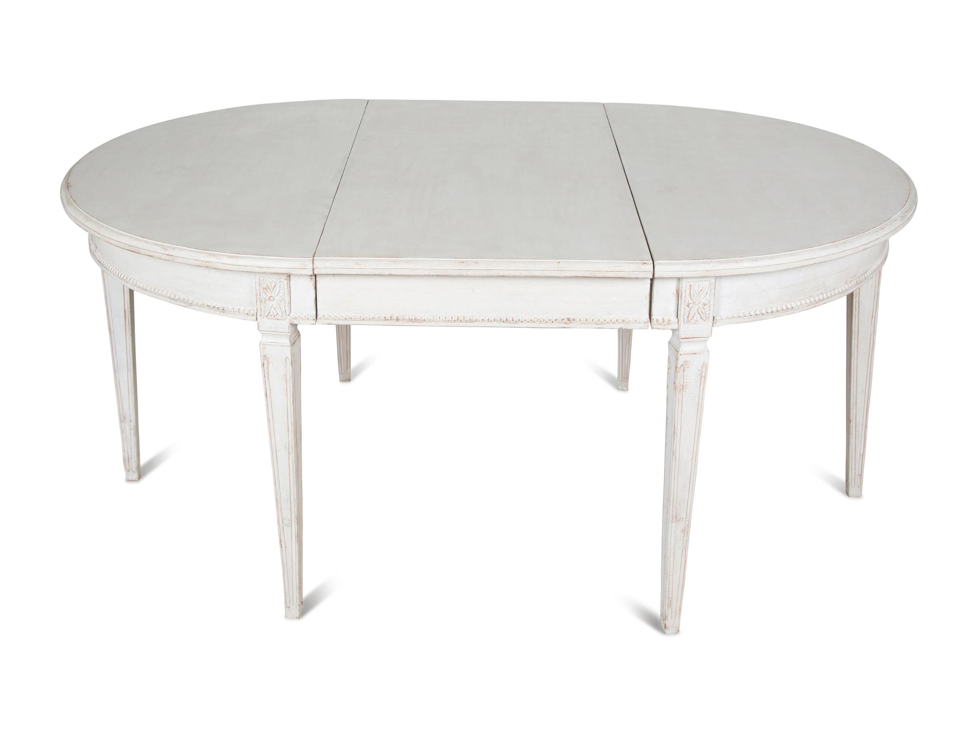 A Louis XVI Style Painted Dining Table — 20TH CENTURY