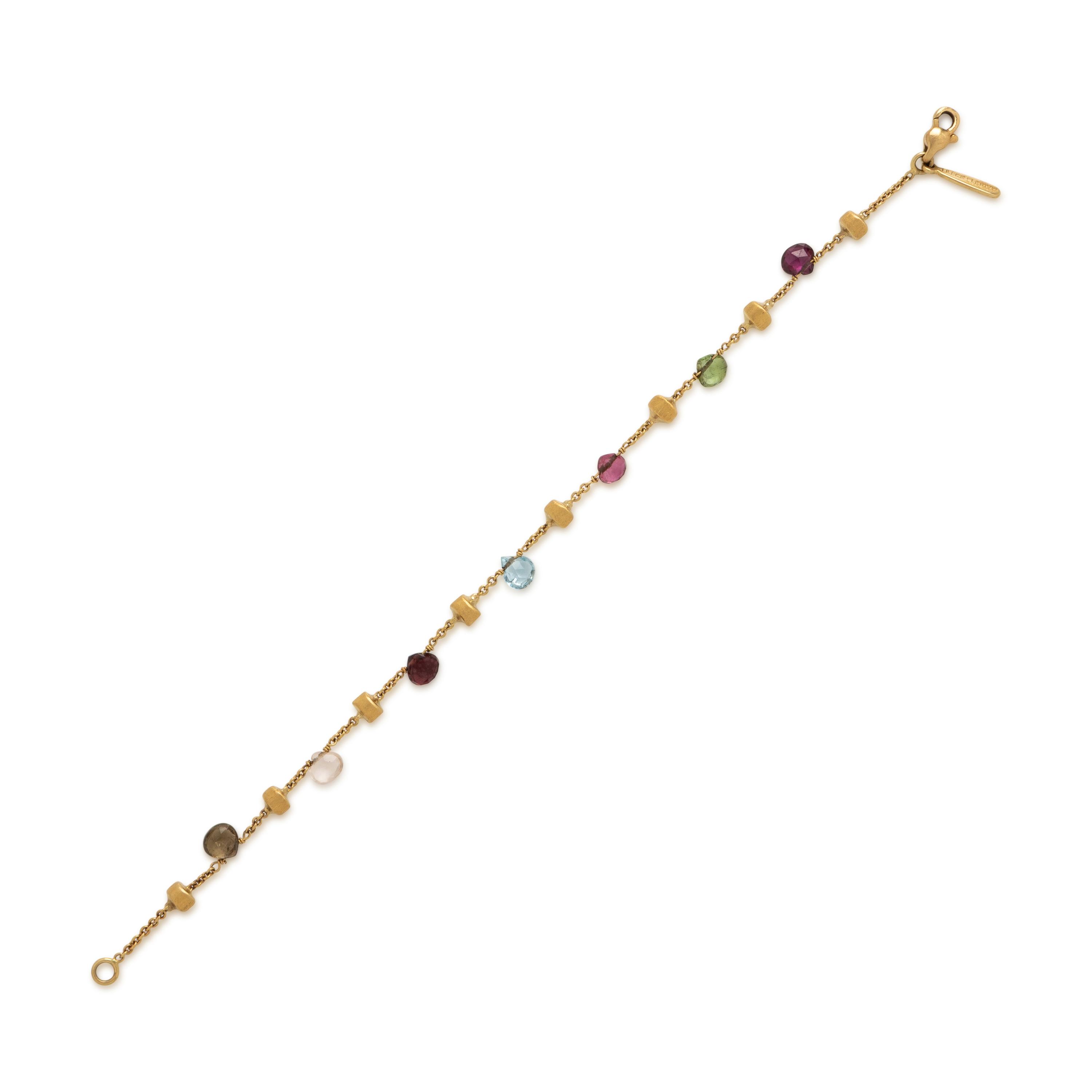 Marco Bicego, 'Paradise', Multigem and Yellow Gold Bracelet