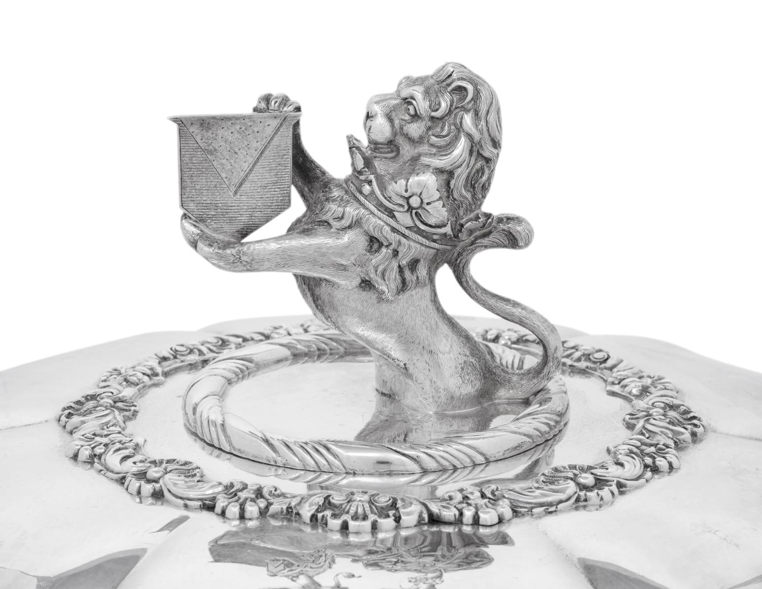 A George III/IV Silver Cloche