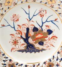 Seventeen Derby Porcelain Service Plates