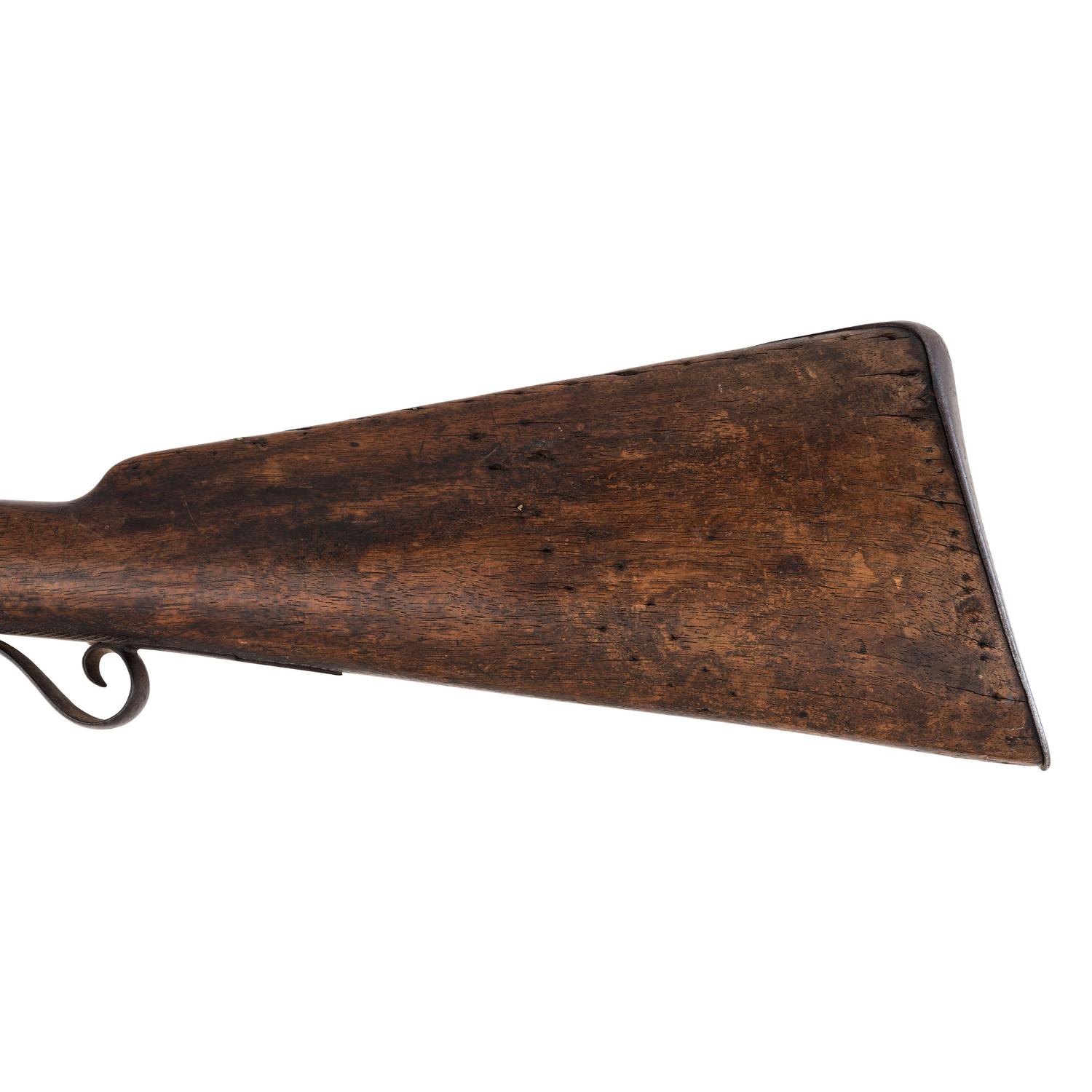Double Barrel Percussion Shotgun Obtained on the Standing Rock Reservation