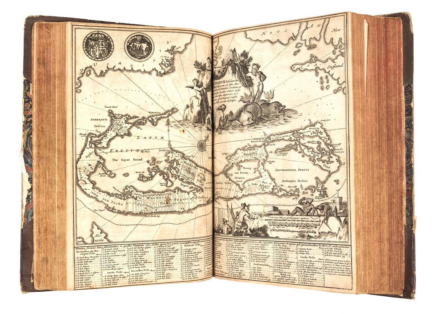 MONTANUS, ARNOLDUS. Die ubekante neue welt, oder Beschreibung des Welt-teils Amerika... Amst., 1673.