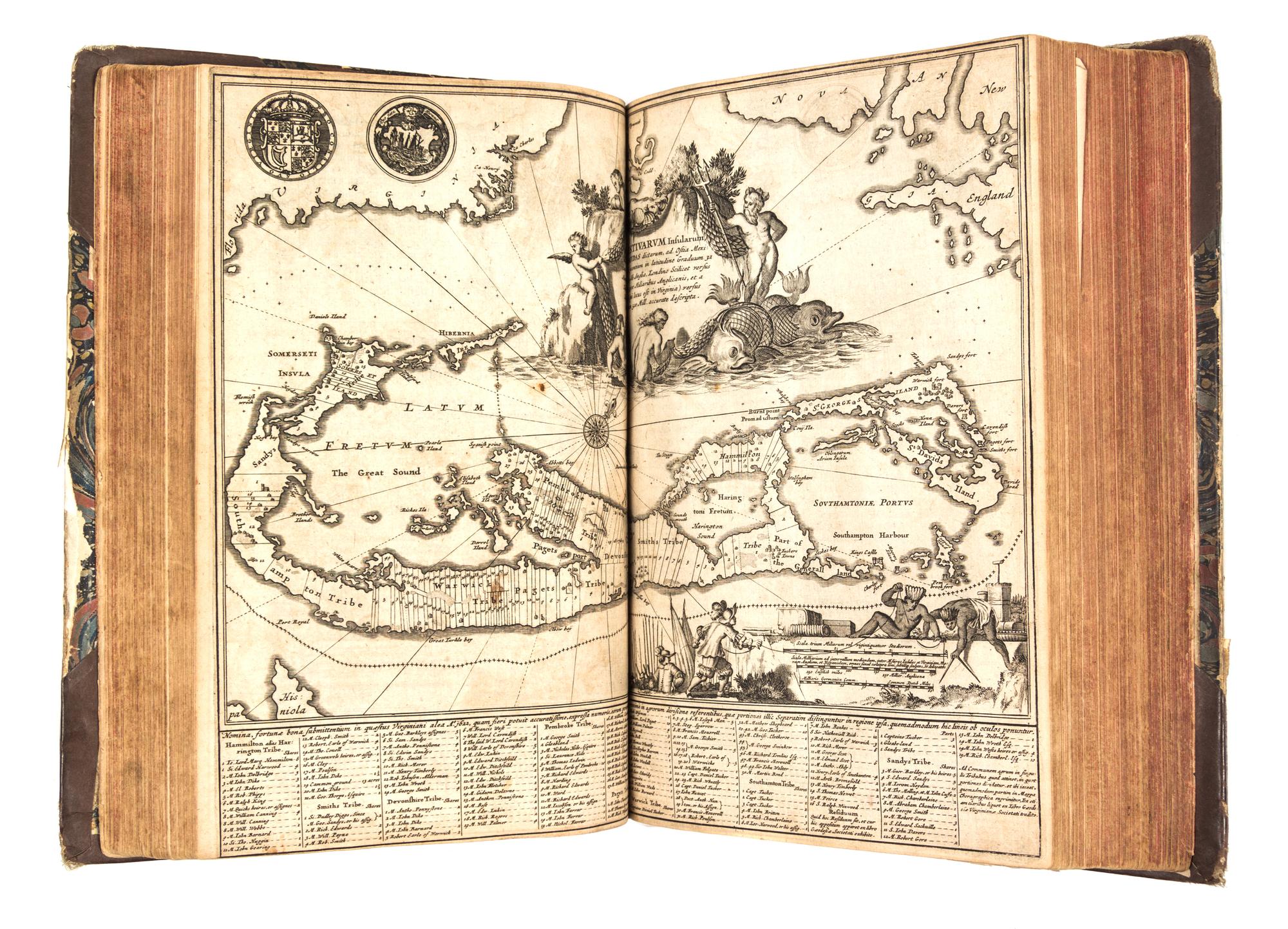 MONTANUS, ARNOLDUS. Die ubekante neue welt, oder Beschreibung des Welt-teils Amerika... Amst., 1673.