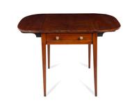 An English Mahogany Drop-Leaf Table