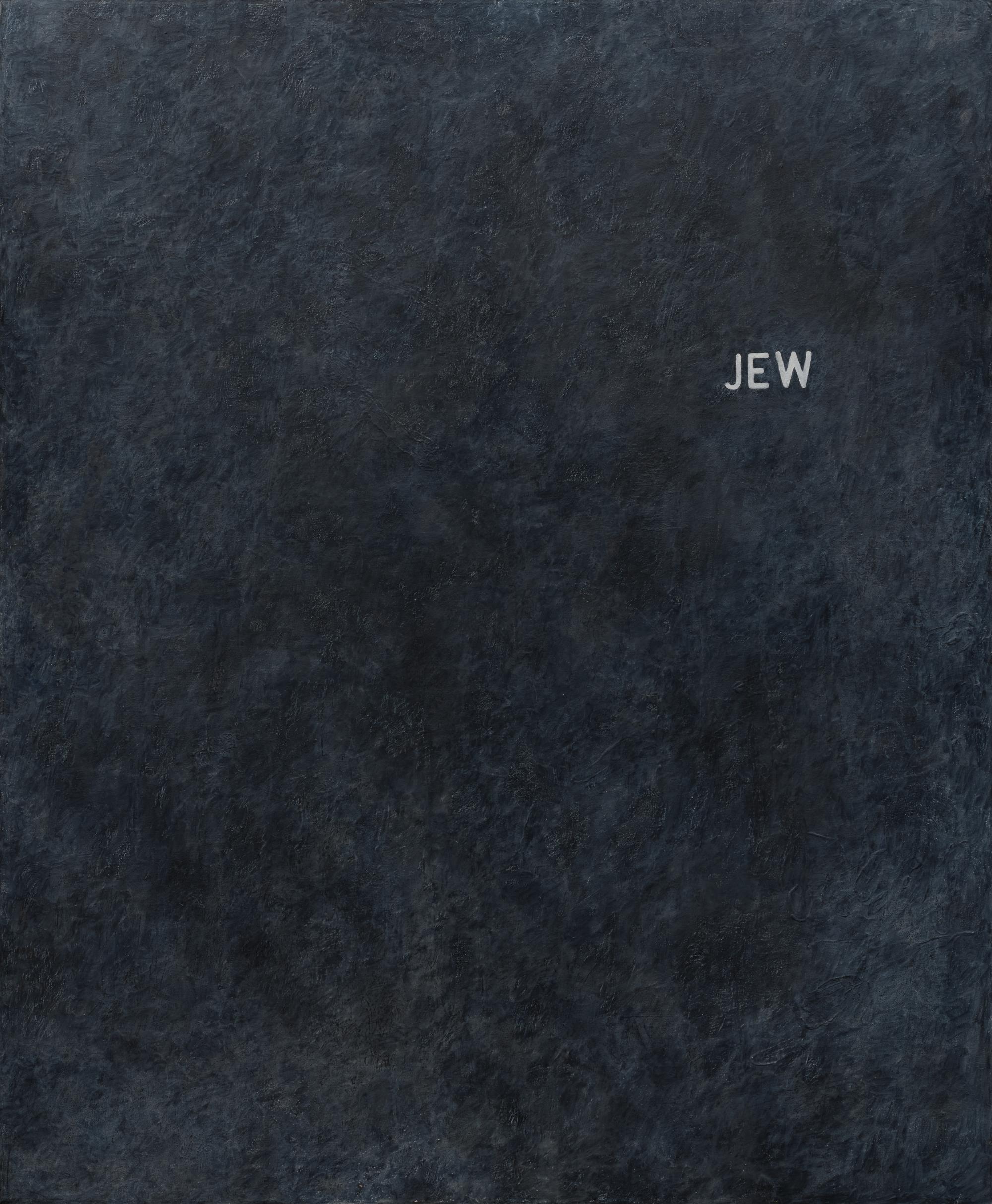 William Anastasi (American, b. 1933) — Breath (painting of the word JEW), c. 1988
