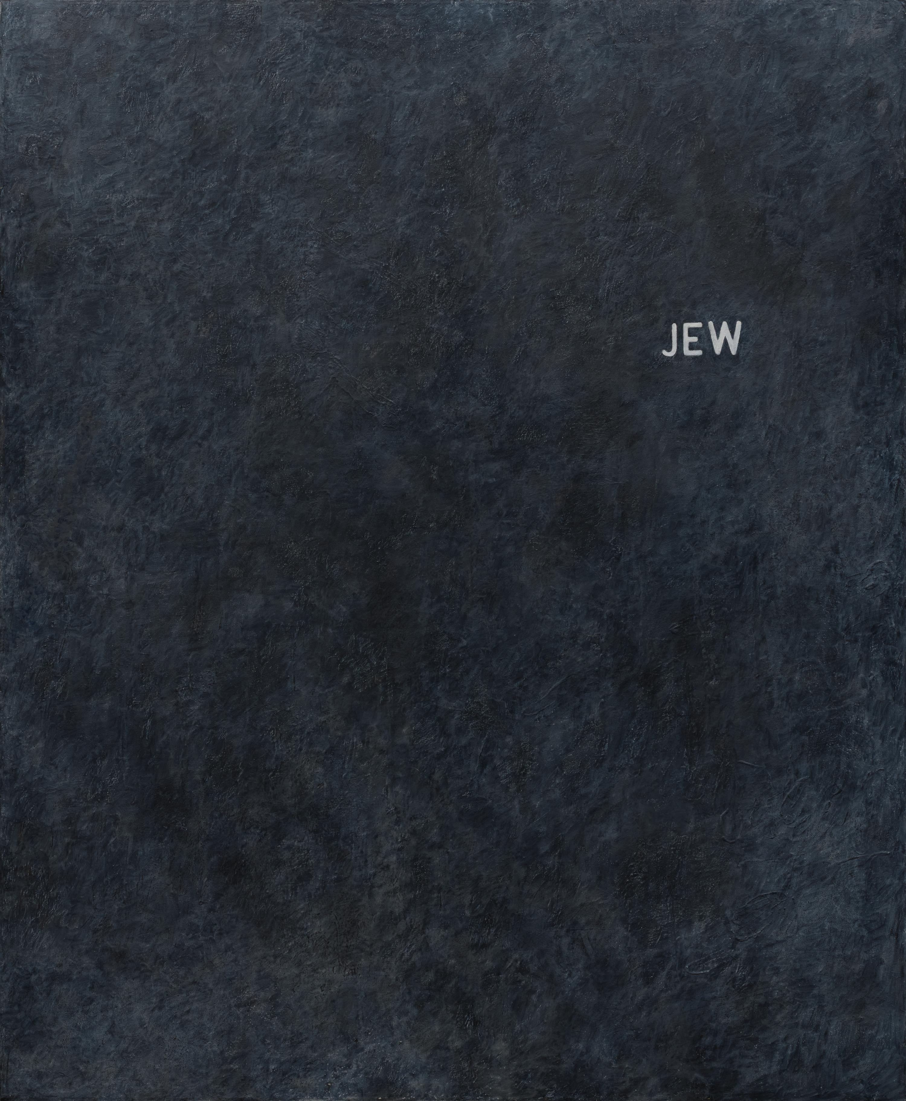 William Anastasi (American, b. 1933) — Breath (painting of the word JEW), c. 1988