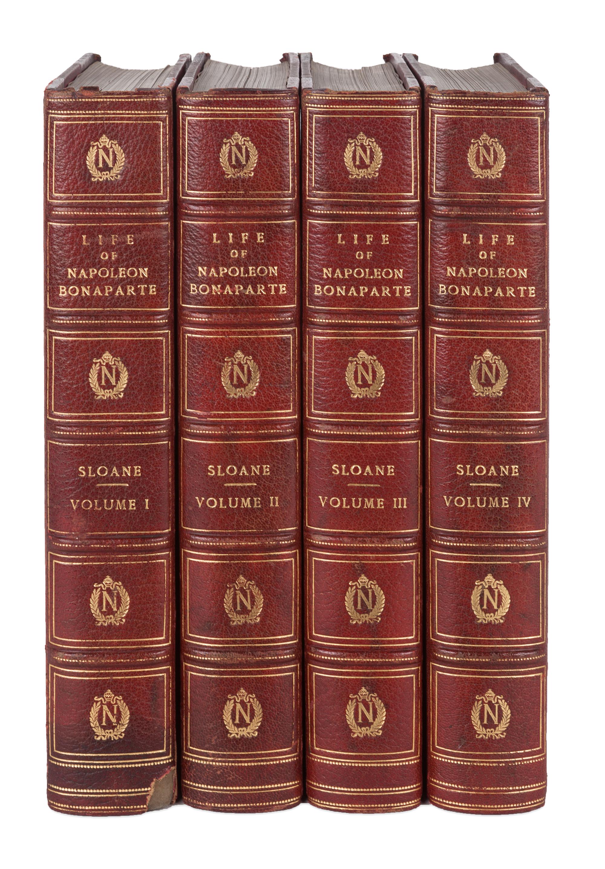 [NAPOLEON] -- SLOANE, William Milligan. Life of Napoleon Bonaparte . New York: The Century Co., 1896.