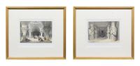 ROBERTS, David (1796-1864). A group of 15 small-format lithograph prints from "The Holy Land", including: