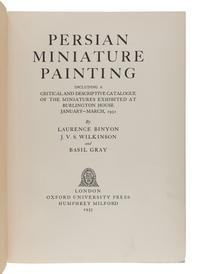 [MIDDLE EASTERN ART]. SAKISIAN, Arménag Bey (1875-1949). La Miniature Persane du XIIe au XVIIe Siècle. Paris and Brussels: Les Editions G. Van Oest, 1929.