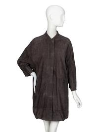 Brunello Cucinelli, Grey Suede Jacket