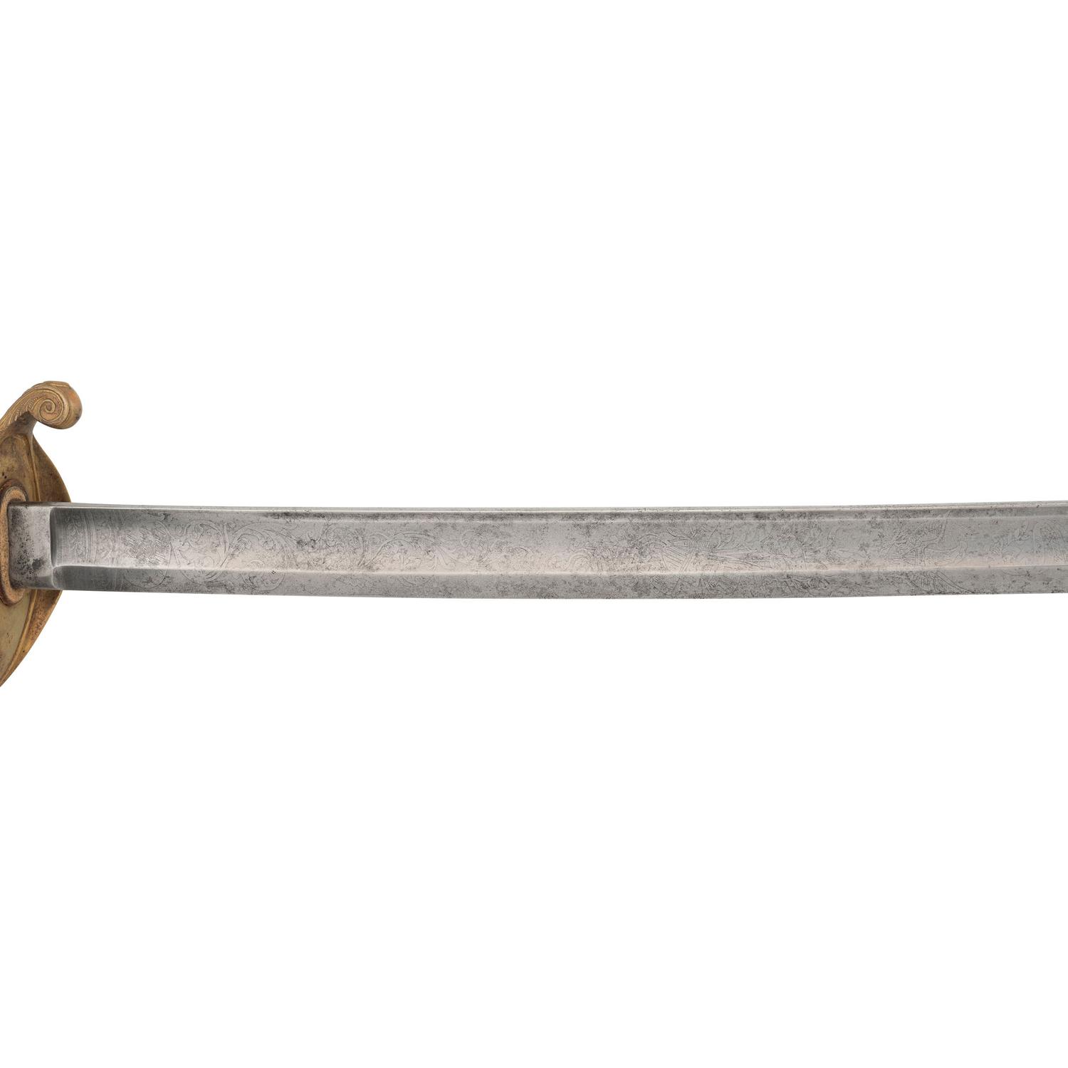 Ames Model 1850 Staff and Field Officers Sword Presented to Capt John Chipman 59th Mass - POW and WIA, with Sash, CDV and GAR Button