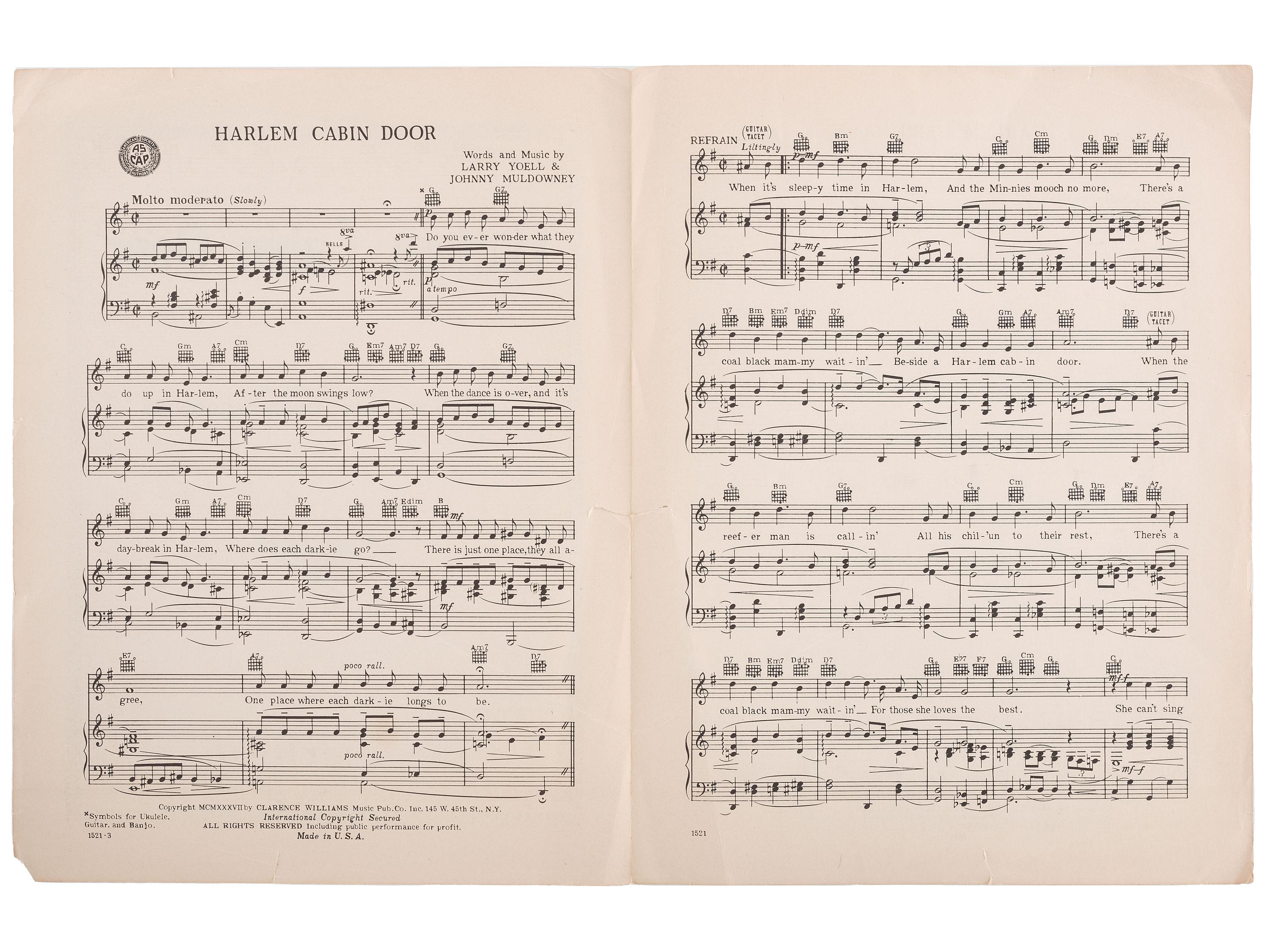 [MUSIC]. A group of photographs, real photo postcards, and sheet music from African American musicians, incl. jazz, from the late 19th and early 20th centuries.