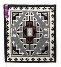 Two Navajo Weavings Larger: 35 1/4 x 37 inches