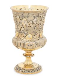A George IV Silver-Gilt Presentation Goblet