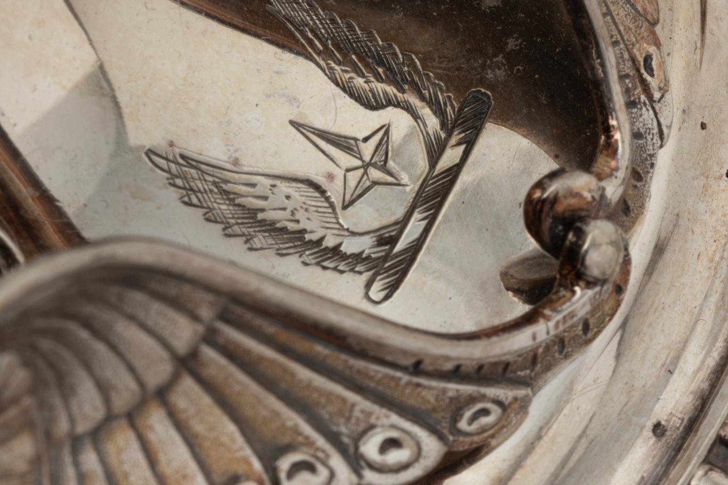 A Pair of American Silver-Plate Centerpiece Bases