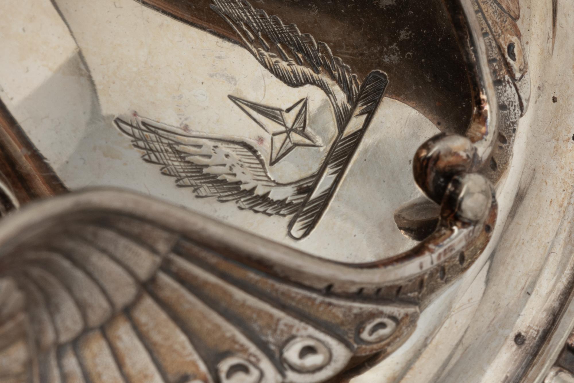 A Pair of American Silver-Plate Centerpiece Bases
