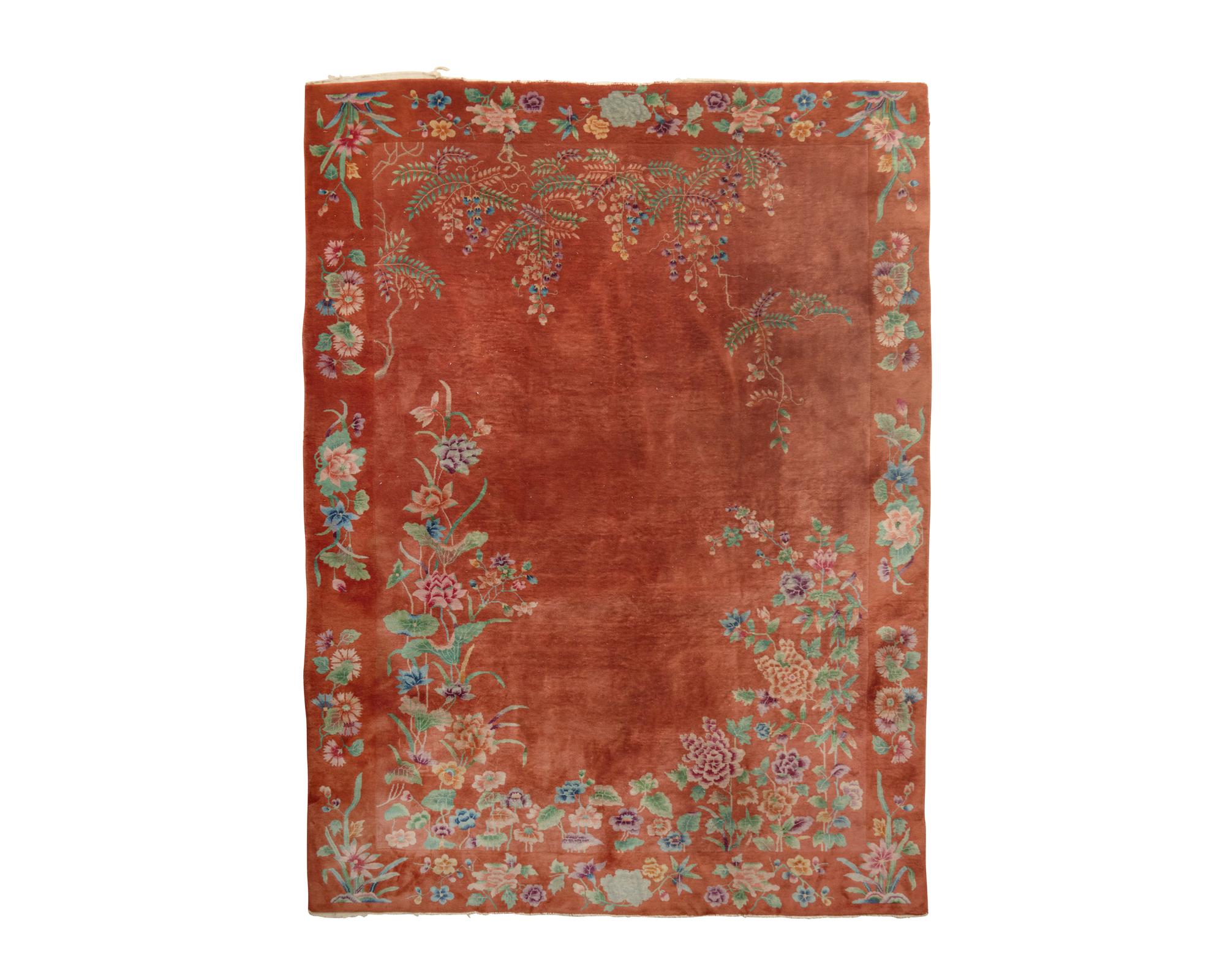 A Chinese Art Deco carpet, circa 1930