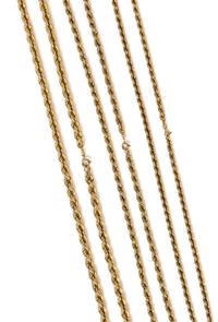 COLLECTION OF LONGCHAIN NECKLACES