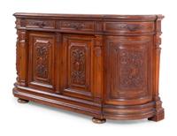 A Renaissance Revival Carved Oak Buffet