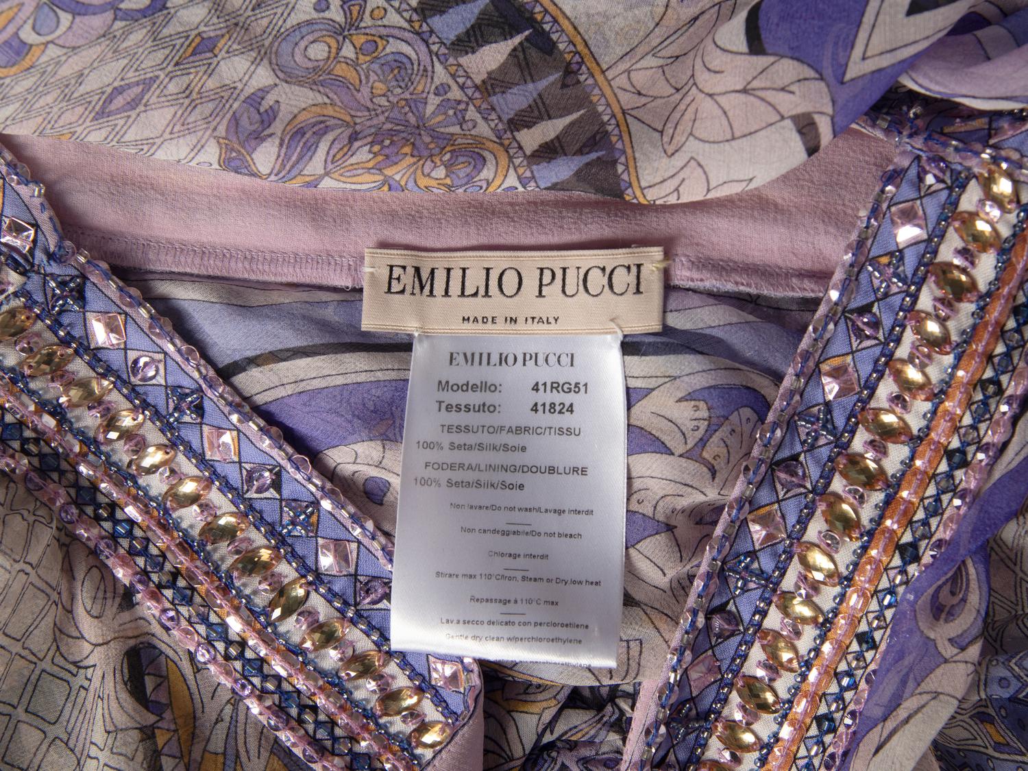 Peter Dundas for Emilio Pucci Beaded Dress