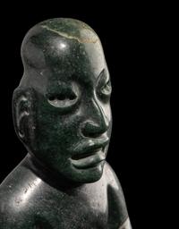An Olmec Jade Standing Figure