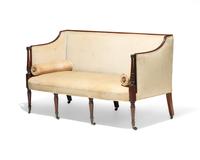 A George III mahogany sofa, circa 1810