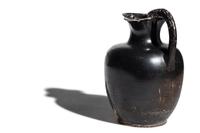 A Greek Black-Glazed Trefoil Oinochoe