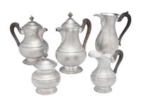 An Italian Silver Tea Service