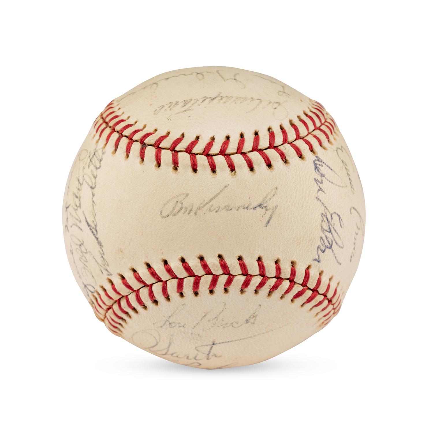 A 1964 Chicago Cubs Team Signed Autograph Baseball