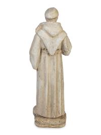 A Cast Stone Garden Ornament of St. Francis