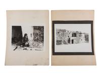 [NATIVE AMERICANS - PHOTOGRAPHY]. A group of photographs, stereoviews, and real photo postcards of Native American subjects, including a cyanotype.